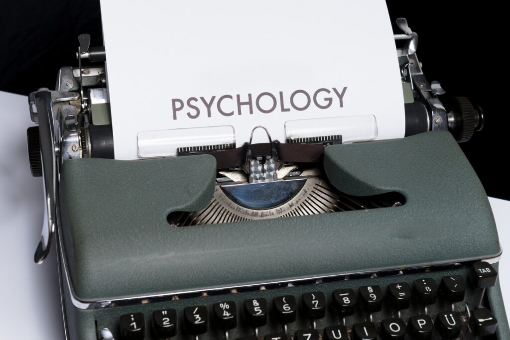 Word psychology on a typewriter