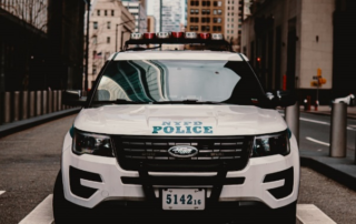 An NYPD vehicle