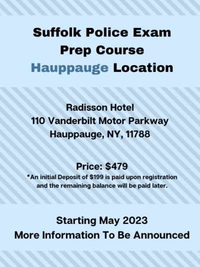 Suffolk County Police Exam Prep Class Registration | Civil Service Success