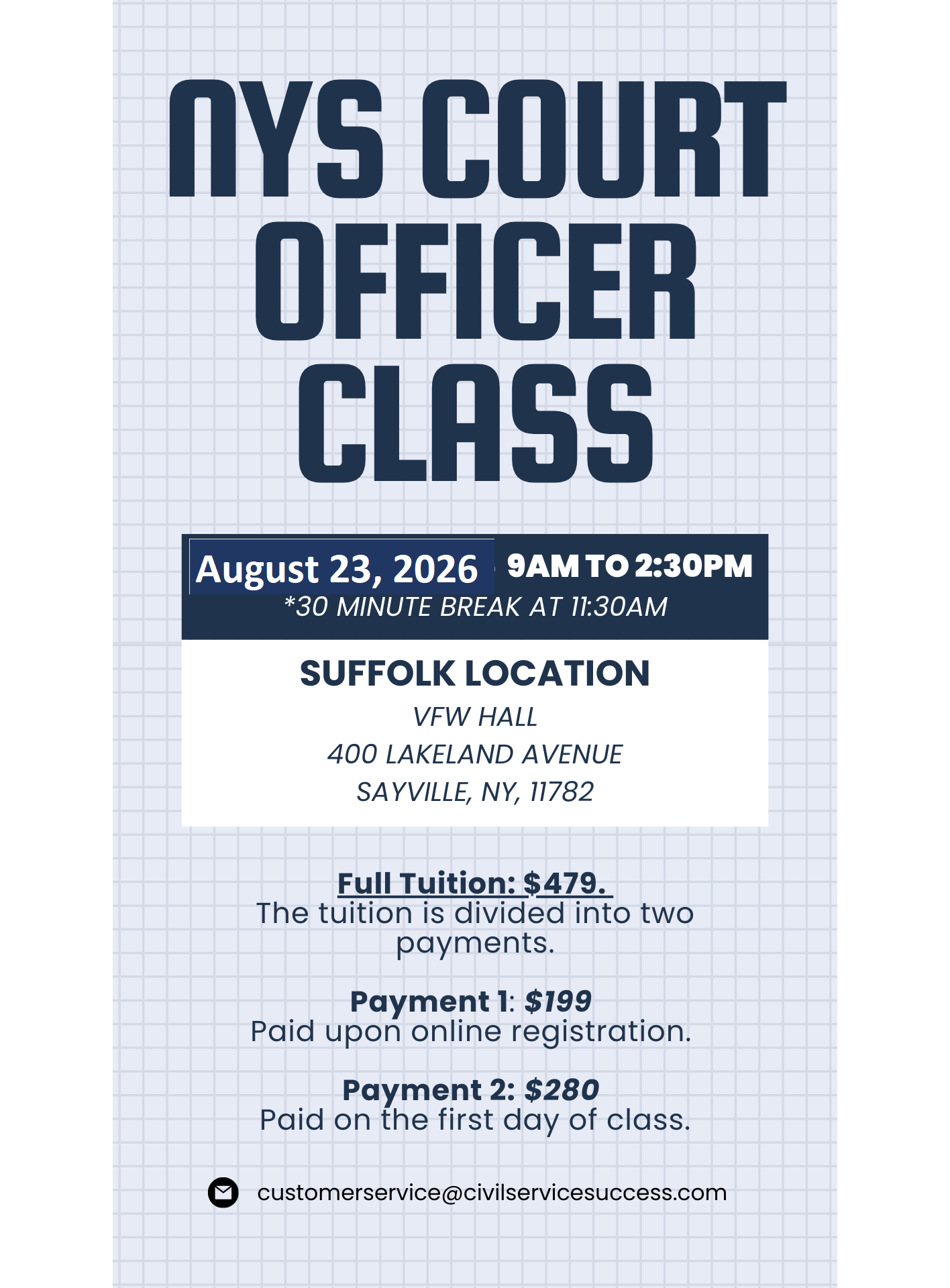 2026 NYS Court Officer Exam Prep Course - Suffolk